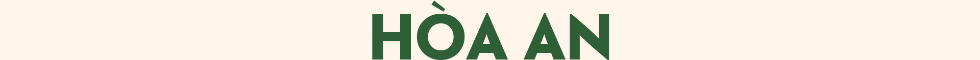 Hòa An - title