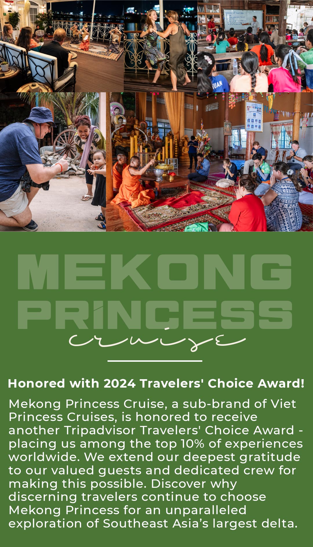Honored with 2024 travelers' choice award