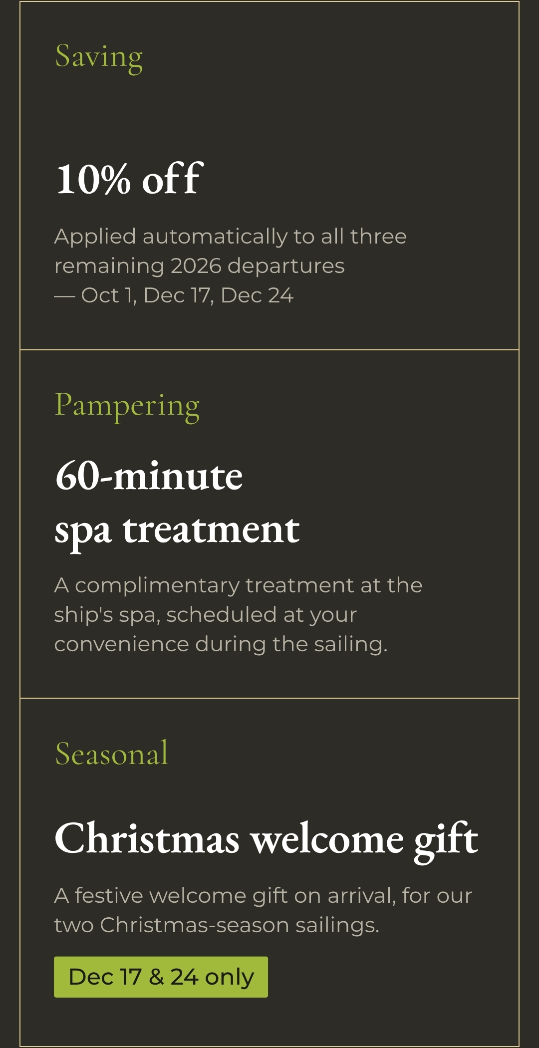 Three reasons to book - img