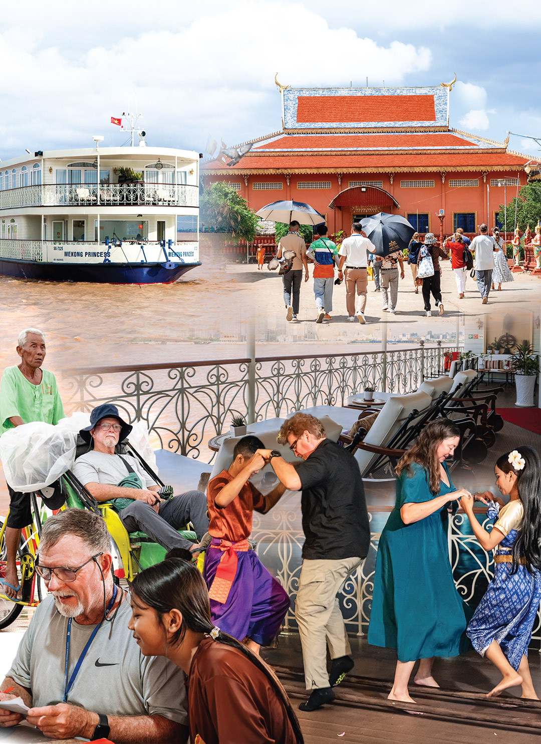 Mekong Princess upstream journey